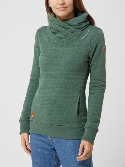 Ragwear Hoodie met viscose, model 'Anabelka' Petrol - 4