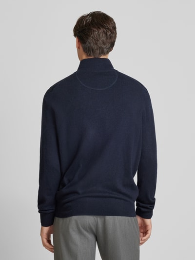 Fynch-Hatton Gebreide pullover met schipperskraag Marineblauw - 5