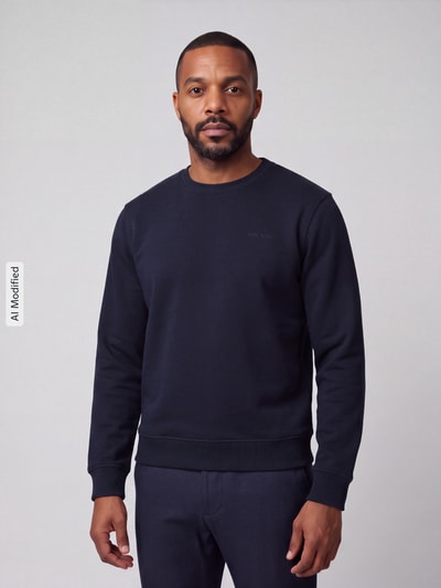 Pepe Jeans Regular Fit Sweatshirt Modell 'Jefferson' Jeansblau 4