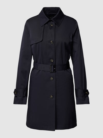 comma Trenchcoat mit Gürtel Marine 2