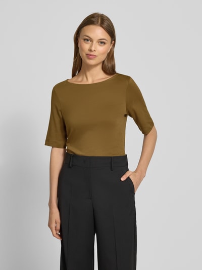 Christian Berg Woman T-Shirt mit Rundhalsausschnitt und 1/2-Arm Khaki 4