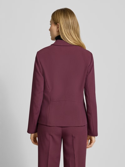 comma Blazer met reverskraag Bordeaux - 5