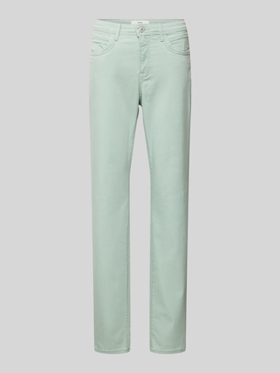 Brax Regular Fit Jeans im unifarbenen Design Modell 'STYLE.MARY' Mint 2