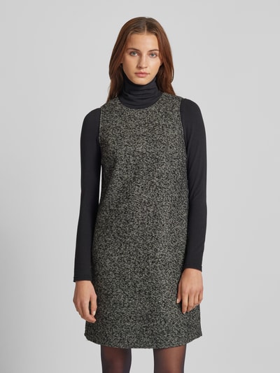 Marc O'Polo Straight Fit Shiftkleid aus Woll-Mix in Tweed Black 4