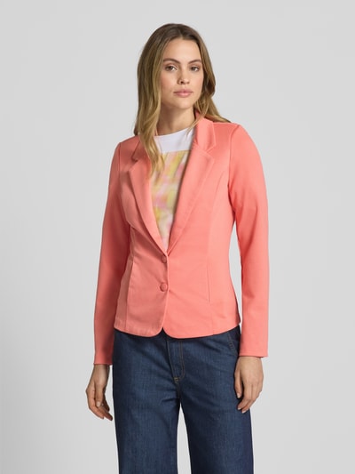 Soyaconcept Slim Fit Blazer mit Knopfverschluss Modell 'Daniela' Pink 4