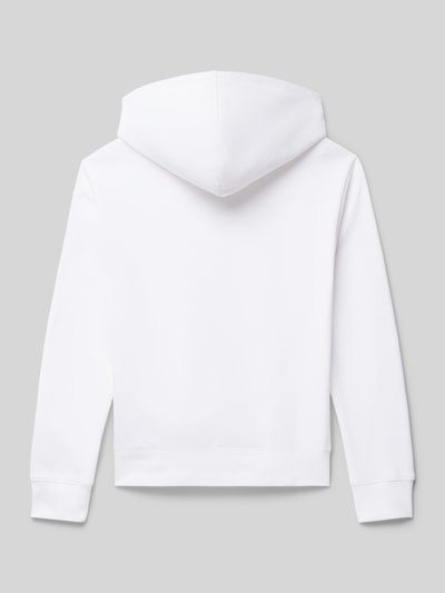 CHAMPION Hoodie mit Label-Stitching Weiss 3