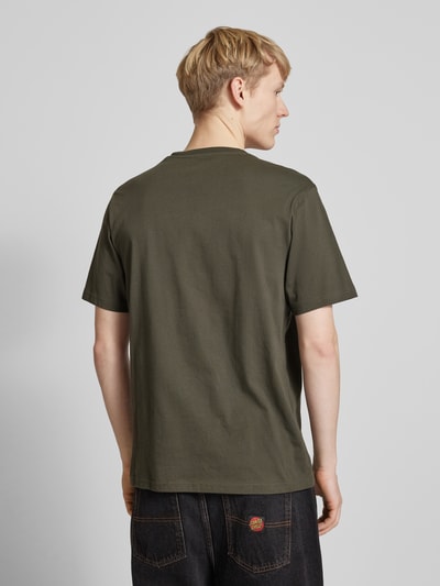 Dickies T-Shirt mit Label-Print Modell 'MAPLETON' Oliv 5