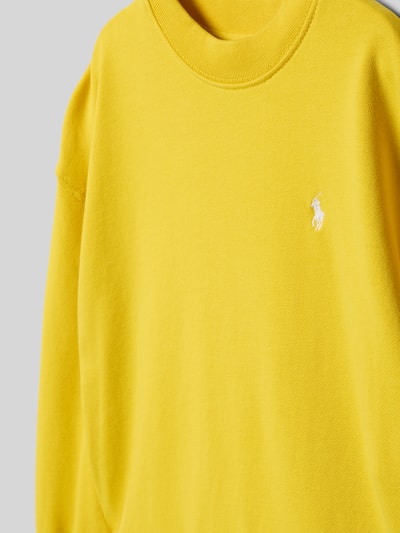 Polo Ralph Lauren Teens Sukienka t-shirtowa z czystej bawełny Żółty 2