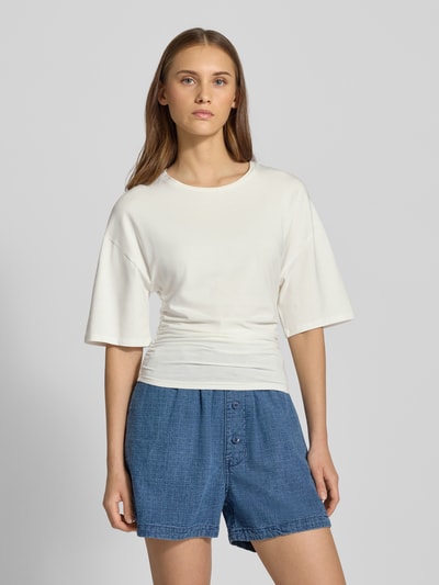 Gina Tricot T-Shirt mit weiten Ärmeln Ecru 4