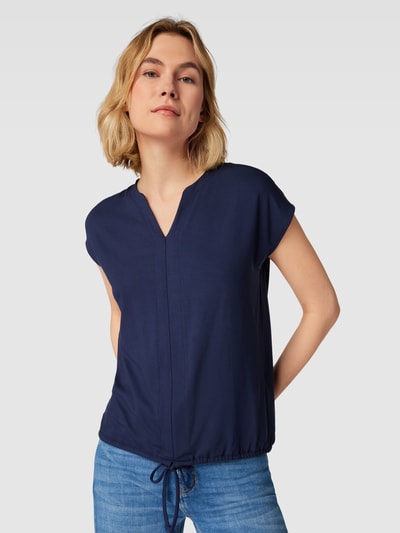 Christian Berg Woman T-shirt met kapmouwen Donkerblauw - 3