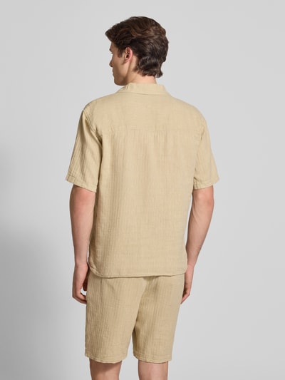 Redefined Rebel Regular Fit Leinenhemd mit Reverskragen Modell 'DYLAN' Offwhite 5