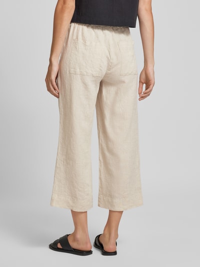 TONI Wide Fit Leinenhose in 3/4-Länge Beige 5