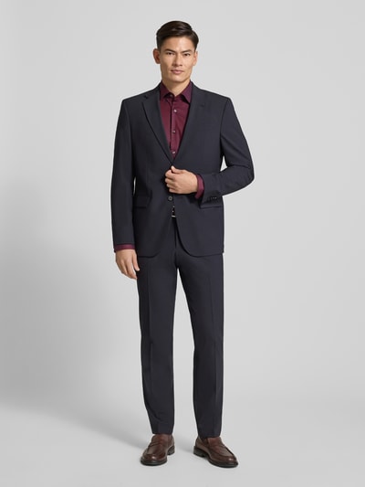 BOSS Koszula biznesowa o kroju regular fit z mieszanki bawełny model ‘JOE’ Bordowy 1