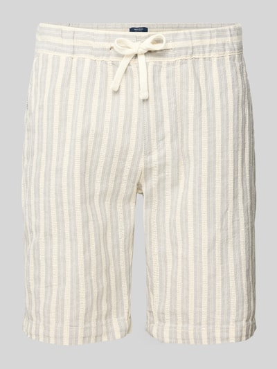 MCNEAL Bermudas mit Label-Detail und elastischem Bund Hellblau 2