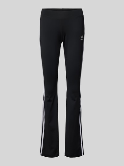 adidas Originals Flared Leggings mit Label-Print Black 1