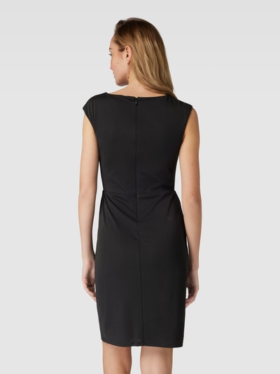 Lauren Dresses Knielanges Kleid mit V-Ausschnitt Modell 'RYLAN' Black 5