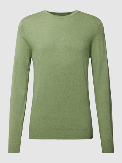 MCNEAL Gebreide pullover met ronde hals Mintgroen gemêleerd - 2