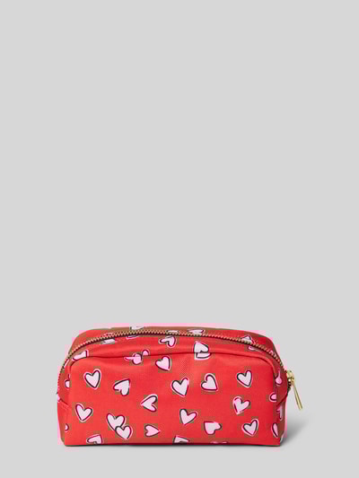 WOUF Kosmetiktasche mit Label-Badge Modell 'Crush' Rot 2