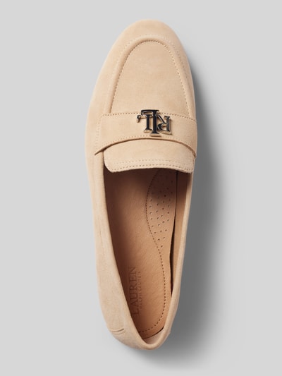 Lauren Ralph Lauren Loafers mit Logo-Applikation Modell 'AVERI III' Sand 3