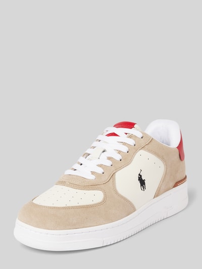 Polo Ralph Lauren Sneakers met labelprint, model 'MASTERS' Offwhite - 1