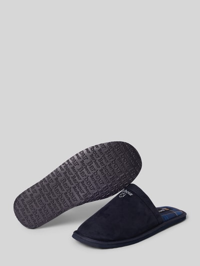 Barbour Hausschuh mit profilierter Sohle Marine 4