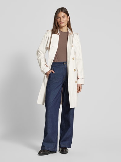 Lauren Ralph Lauren Trenchcoat met tailleriem Ecru - 1