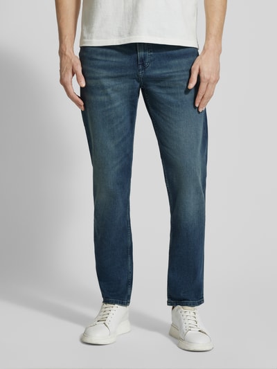 BOSS Orange Regular Fit Jeans aus Baumwoll-Mix Modell 'RE.MAINE' Jeansblau 4