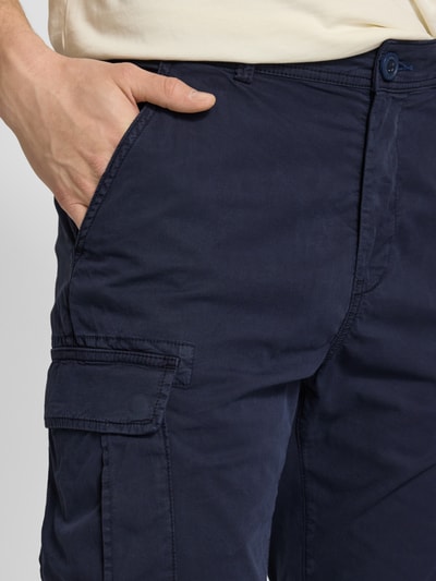 Napapijri Tapered fit cargobroek met steekzakken, model 'YASUNI SUM' Marineblauw - 3