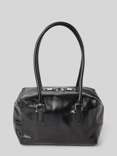 LIEBESKIND BERLIN Handtasche aus Leder mit Label-Detail Modell 'KAYLA' Black 1