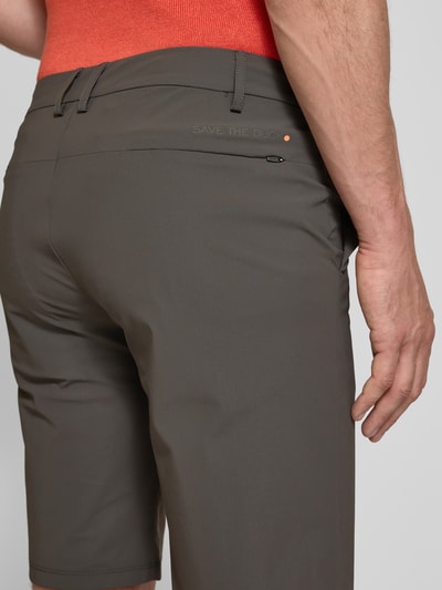 SAVE THE DUCK Regular Fit Shorts mit Eingrifftaschen Modell 'ALOYS' Anthrazit 3