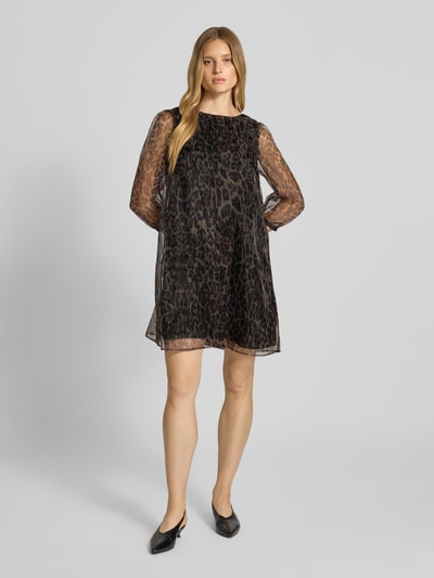 Christian Berg Woman Selection Sukienka o długości do kolan z rękawem o dł. 3/4 Beżowy 1