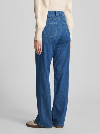 Angels Wide leg jeans in 5-pocketmodel, model 'Liz' Blauw - 5