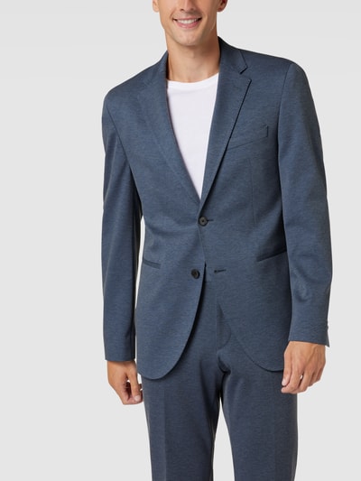 BOSS Regular fit colbert met 2-knoopssluiting, model 'Jasper' Blauw - 4