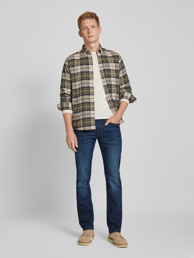 MAC Straight Fit Jeans im 5-Pocket-Design Modell 'ARNE' Dunkelblau 1