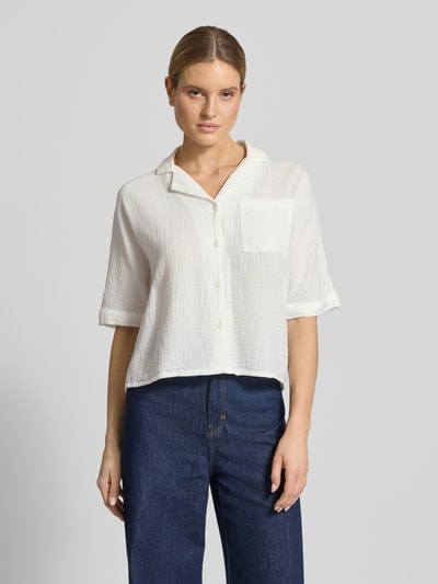 ONLY regular fit overhemdblouse van puur katoen model 'THYRA' Offwhite - 4