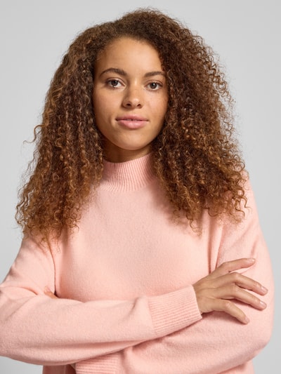 Marc O'Polo Denim Regular fit gebreide pullover van scheerwolmix  Rosé - 3