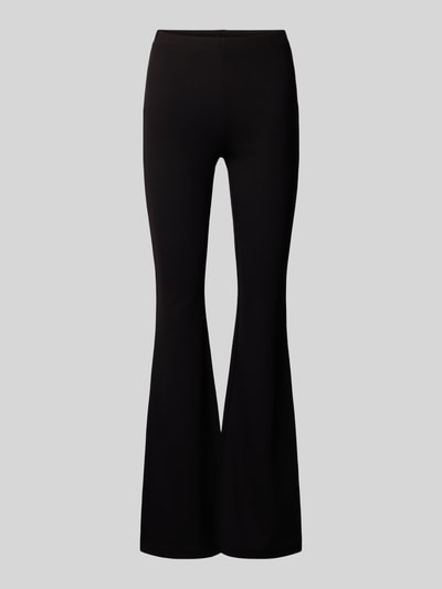Review Flared Leggings mit elastischem Bund Black 2