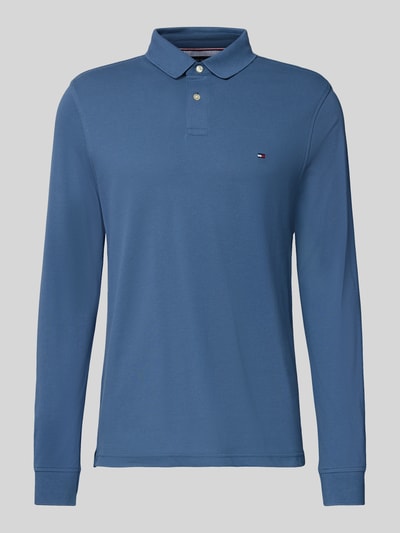 Tommy Hilfiger Regular Fit Poloshirt aus Baumwoll-Mix Jeansblau 2