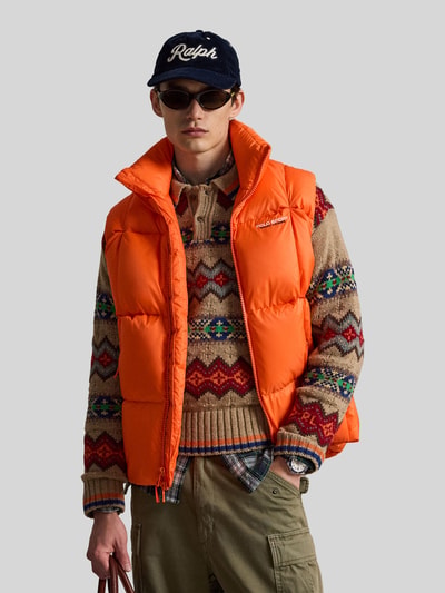 Polo Ralph Lauren Steppweste mit Logo-Detail Orange 4