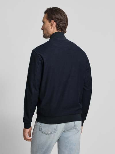 BOSS Orange Regular Fit Sweatjacke aus reiner Baumwolle Modell 'LISIMBA' Marine 5