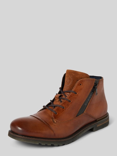 bugatti Boots aus Leder Modell 'Vittore' Cognac 1