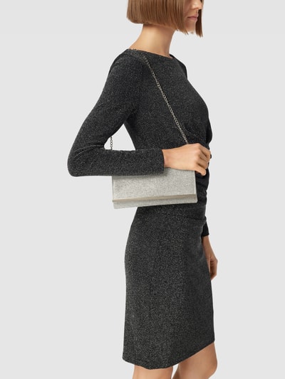 Jake*s Cocktail Clutch met siergarnering Zilver - 1