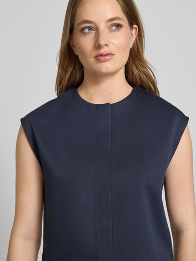 Someday Kamizelka o szerokim kroju z okrągłym dekoltem model ‘Umandy’ Granatowy 3