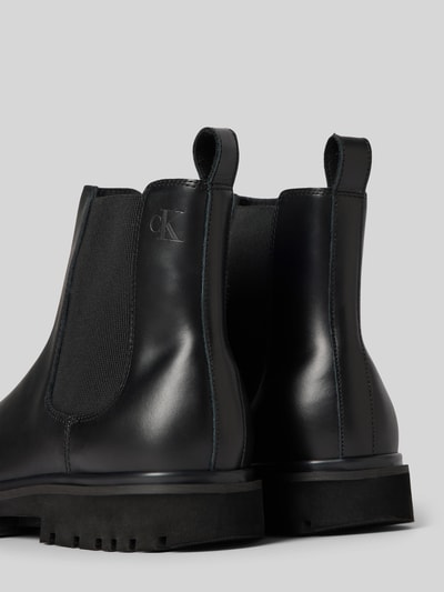 Calvin Klein Jeans Chelsea boots van leer met labeldetail  - 2