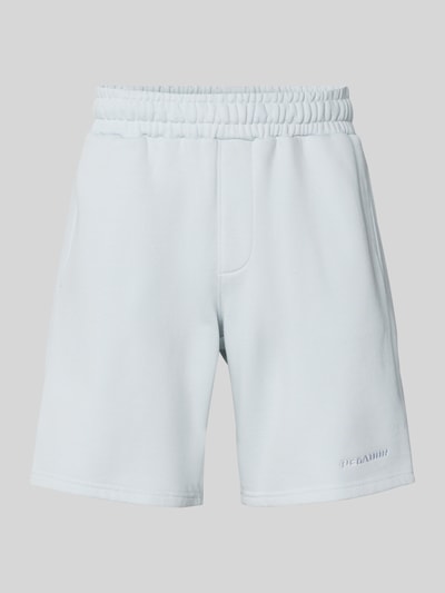 Pegador Relaxed Fit Sweatshorts mit Label-Stitching Hellblau 2