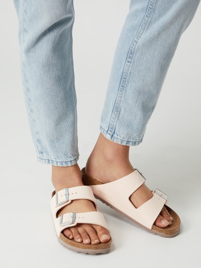 Birkenstock Sandały z materiału Birko-Flor® model ‘Arizona’ Różowawy 3