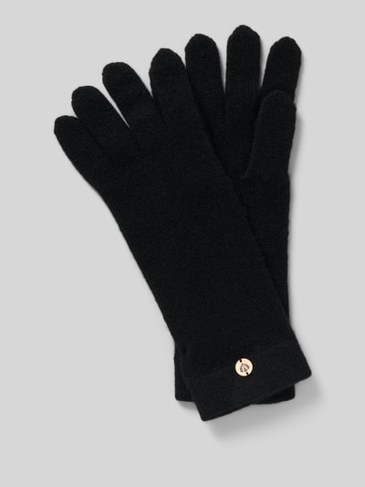 Fraas Kasjmier handschoenen met labelapplicatie Zwart - 1