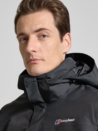 Berghaus Jacke mit Label-Print Modell 'Gemini' Black 3