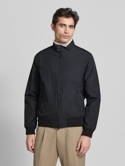 Barbour regular fit blouson met opstaande kraag model 'Royston' Zwart - 4