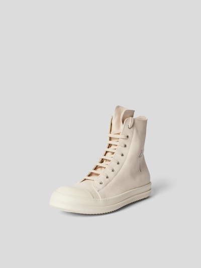 Rick Owens High-Top-Sneaker mit Motiv-Stitching Weiß 2